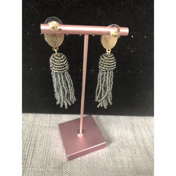 Sugarfix by BaubleBar Gray Polished Beaded Tassel Earrings 4/$20 - Picture 9 of 9
